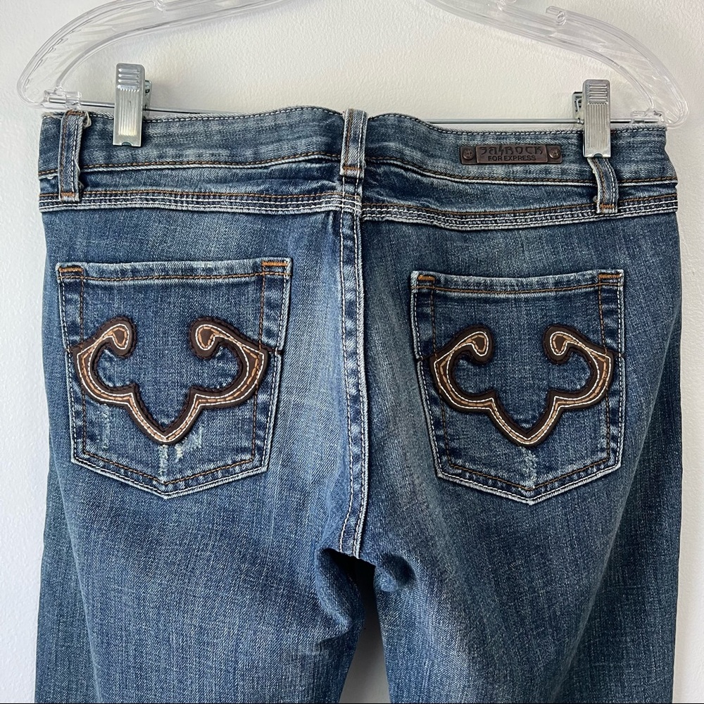 Rerock for Express Women’s Medium Wash bootcut Jeans, Size 4